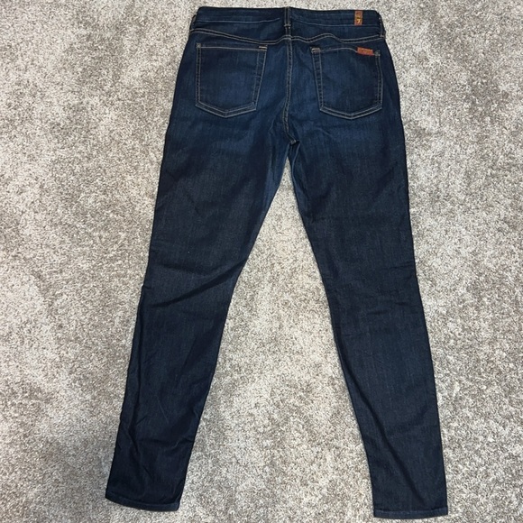 7 For All Mankind The Mid Rise Ankle Skinny Size 29 - Picture 2 of 8
